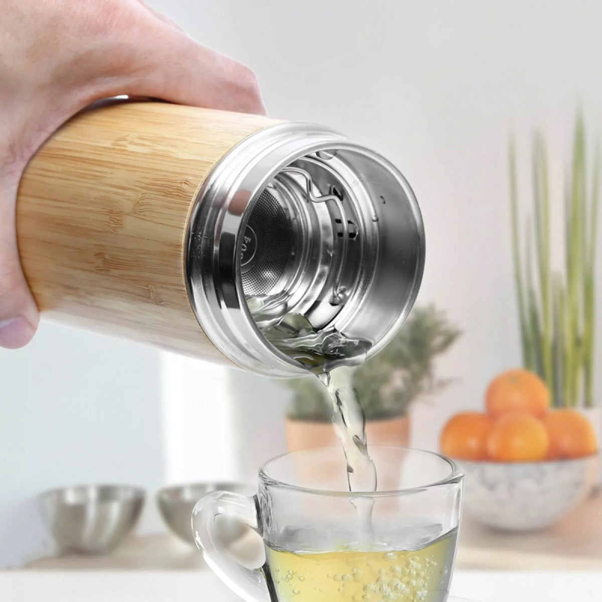 Bambu Çelik Termos / 500 Ml-5316 - istecanta.com
