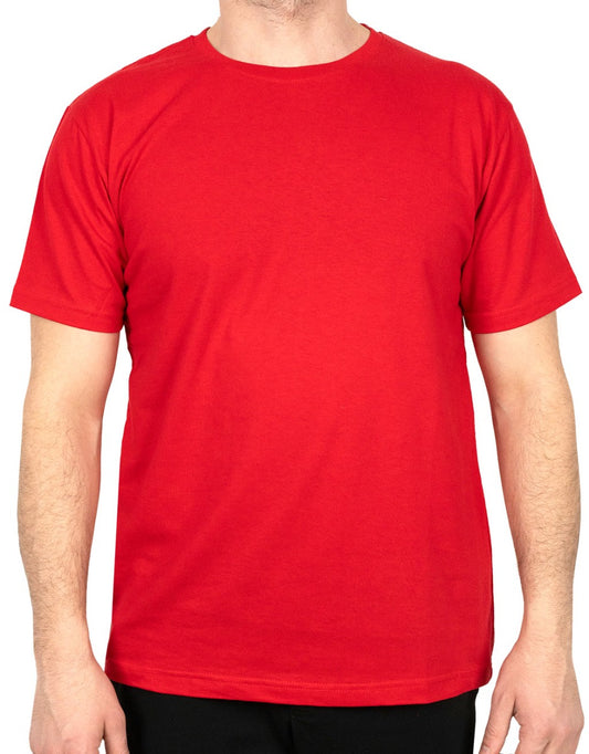 Basic T-shirt Kırmızı Renk 1.Kalite - istecanta.com
