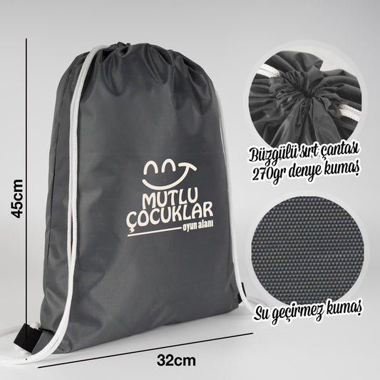 İmperteks Sırt Çantası 32x45 cm Antrasit (Özelleştirilebilir)