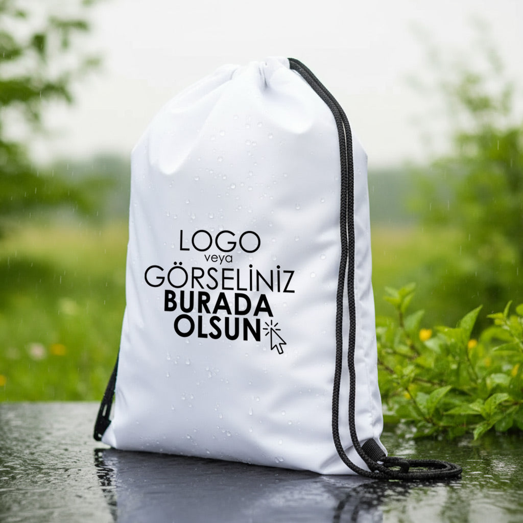 İmperteks Sırt Çantası 32x45 cm Beyaz (Özelleştirilebilir)