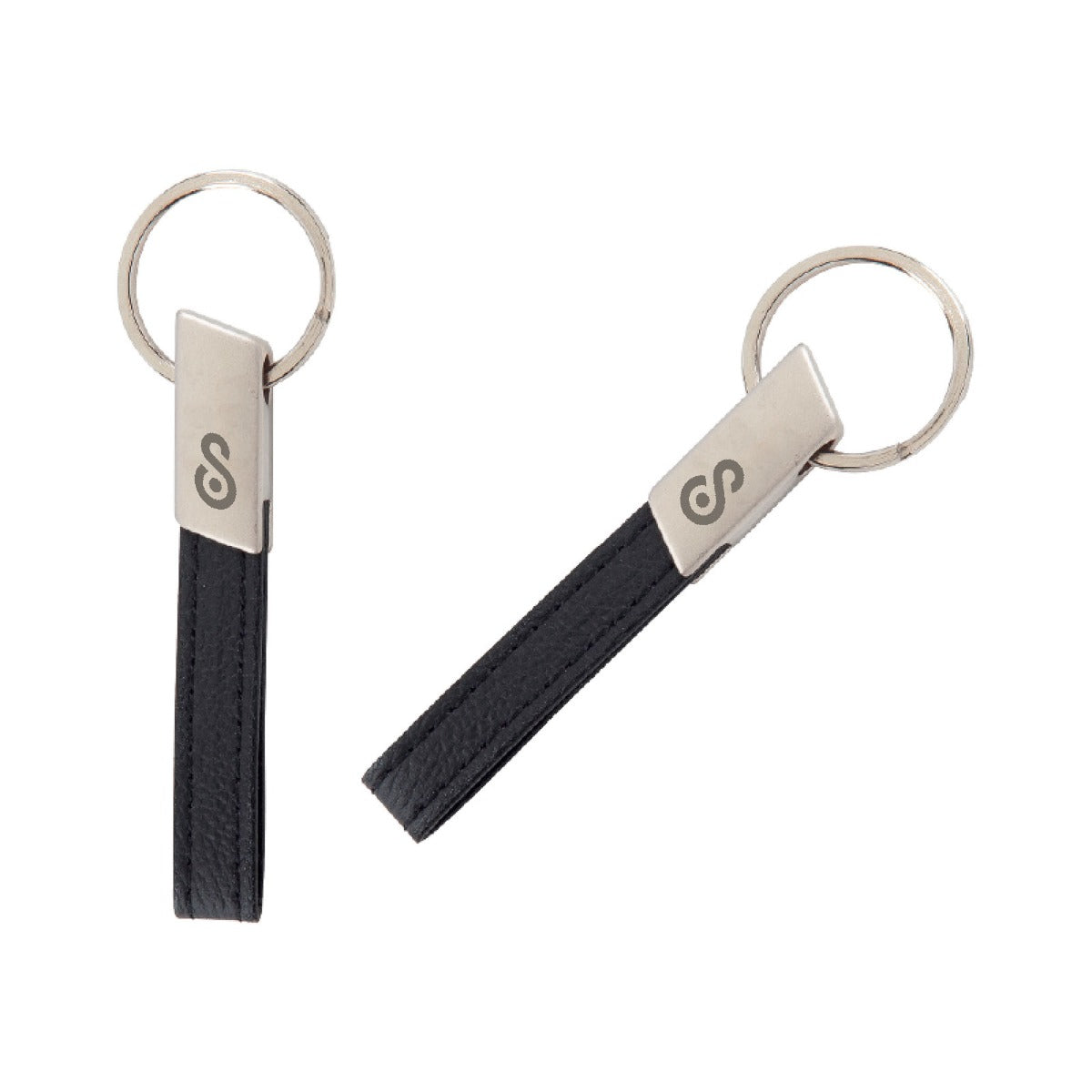 Metal Suni Deri Anahtarlık - Çift Taraflı-2411 - istecanta.com