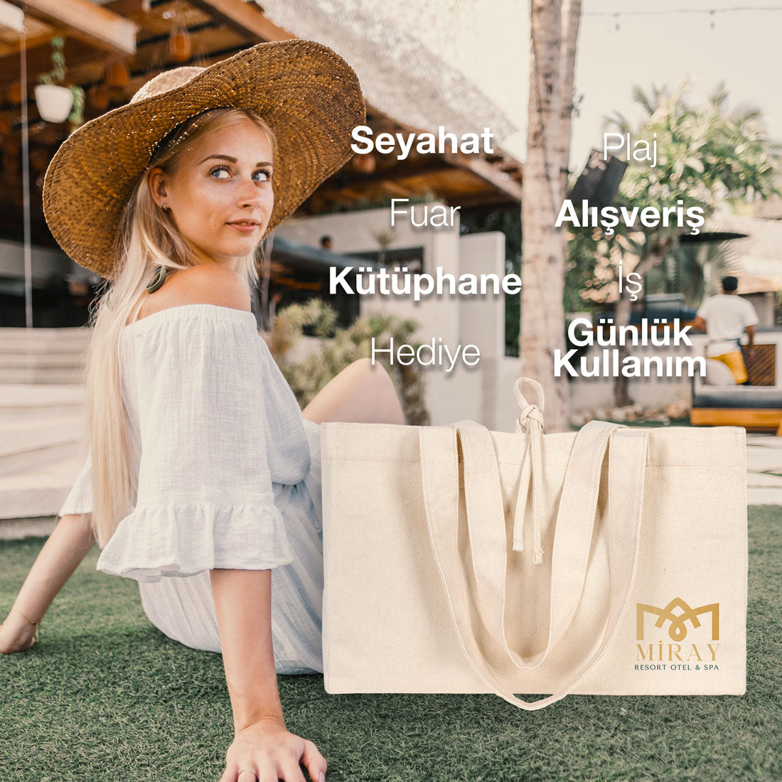 Large City Çanta - 45x35x10cm (Özelleştirilebilir) - istecanta.com