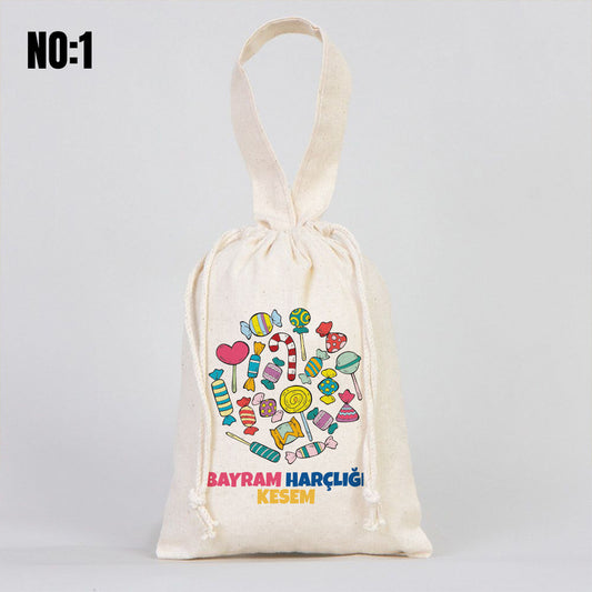 Bayram Harçlık Kesesi - Tek Tutma Kısa Kulp, 15,5 x 20 cm - No:1 - istecanta.com