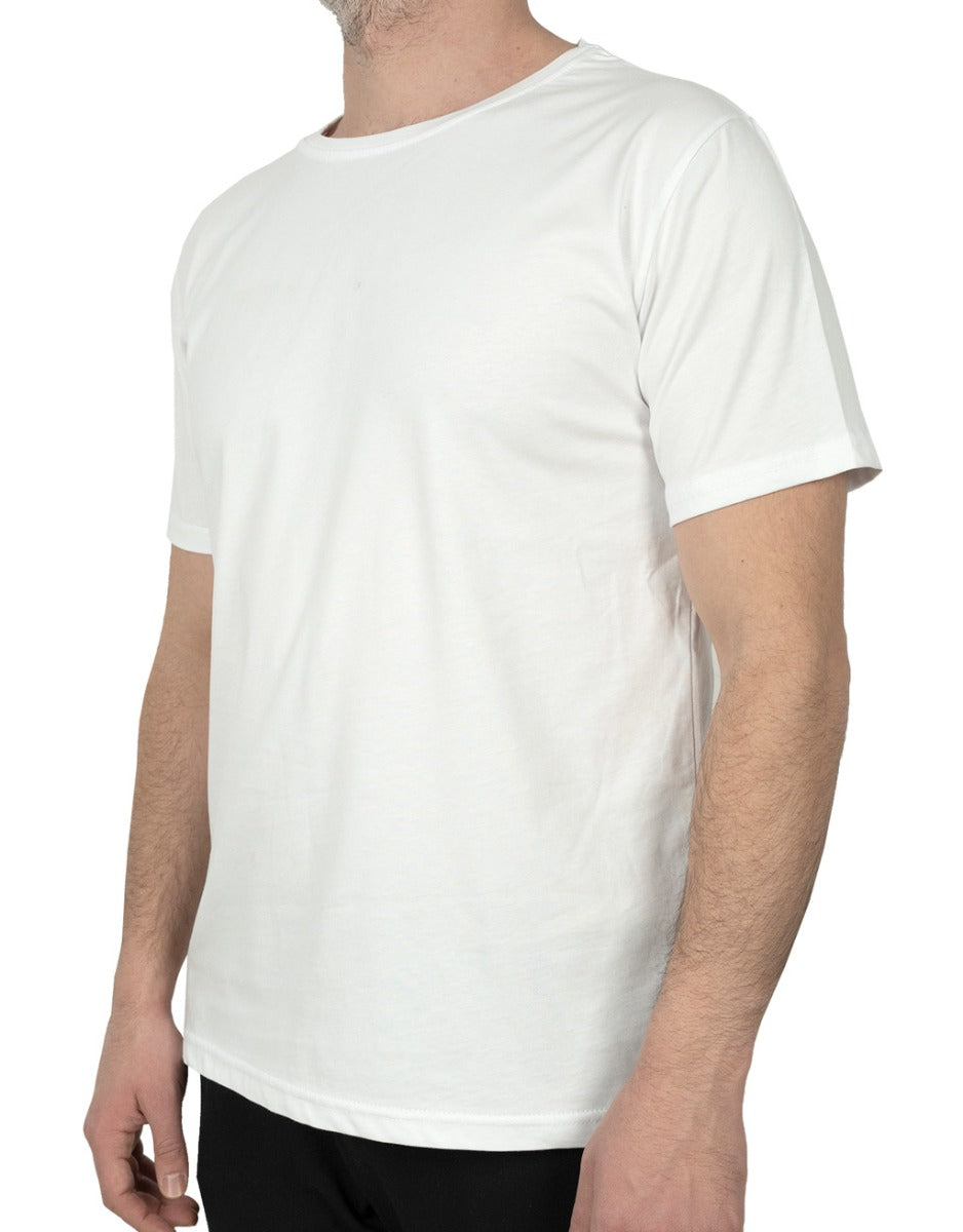 Basic T-shirt Beyaz - Baskılı (Özelleştirilebilir) - istecanta.com