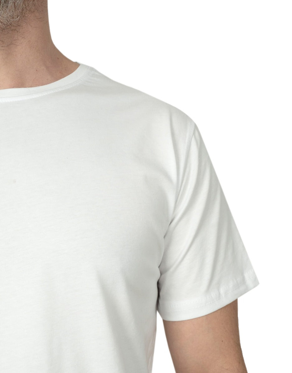 Basic T-shirt Beyaz - Baskılı (Özelleştirilebilir) - istecanta.com