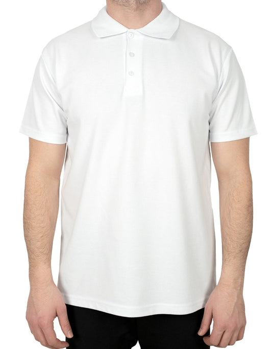 Polo Yaka Tişört Beyaz - istecanta.com