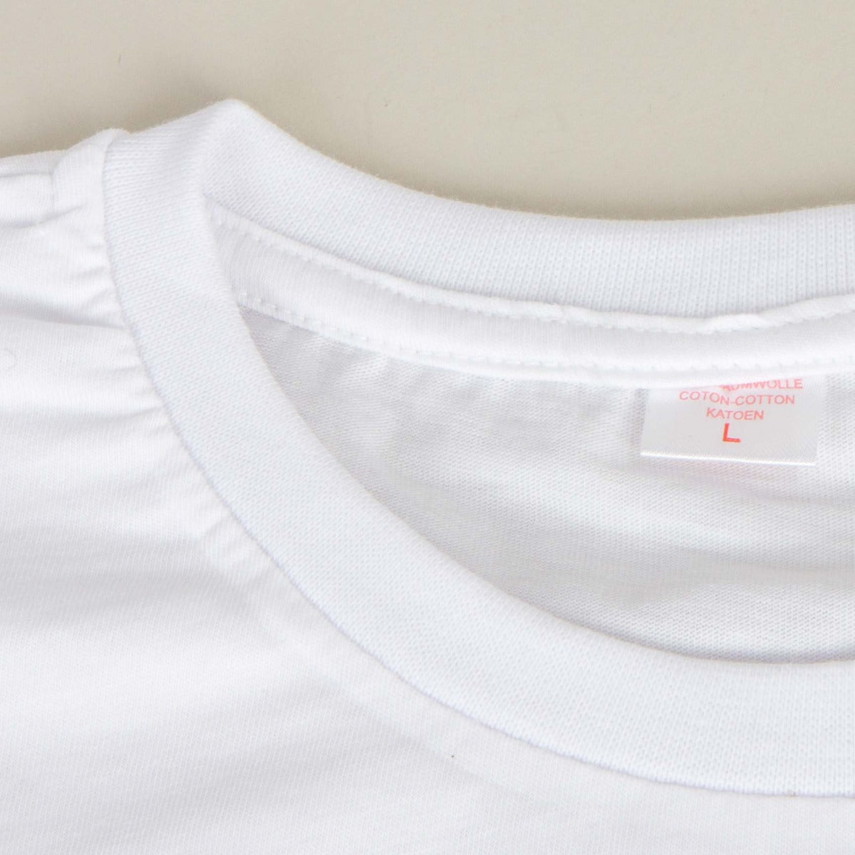 Basic T-shirt Beyaz Renk 1.Kalite - istecanta.com