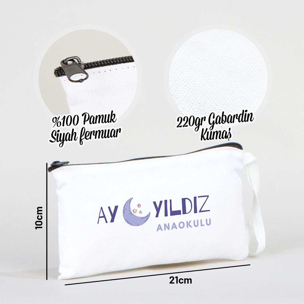 Bez Kalemlik Beyaz 21x10 cm (Özelleştirilebilir) - istecanta.com