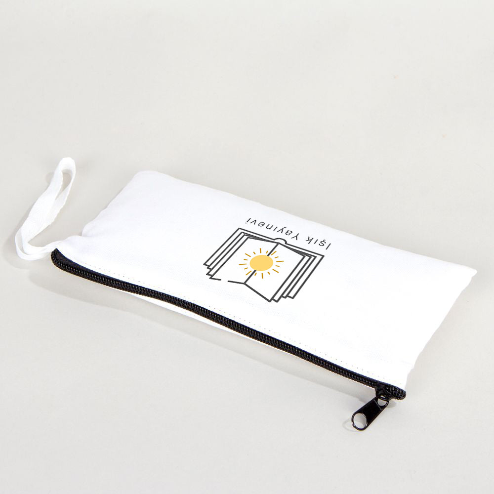 Bez Kalemlik Beyaz 21x10 cm (Özelleştirilebilir) - istecanta.com