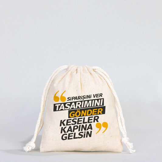 Bez Kese 10 x 13 cm (Özelleştirebilir) - 324 - istecanta.com