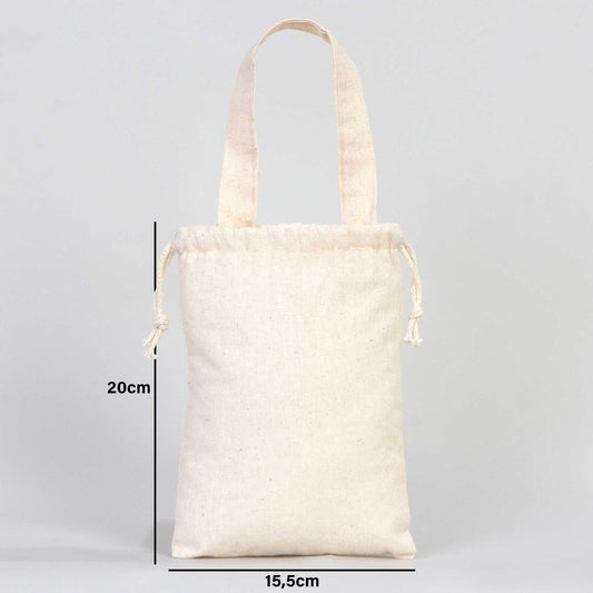 Bez Kese (15,5 x 20 cm) Tek Tutma Kısa Kulp - istecanta.com