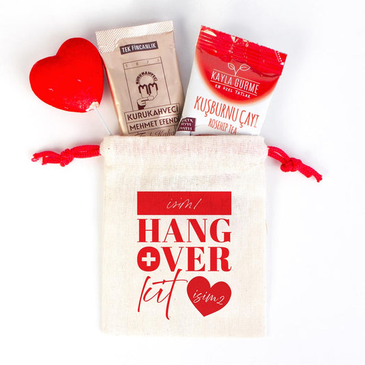 Kişiye Özel Baskılı Hangover Kit Bez Kese - istecanta.com