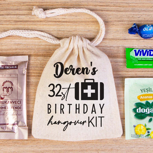 Doğum Günü Hangover Kit Kesesi - Kişiye Özel Tasarım - istecanta.com