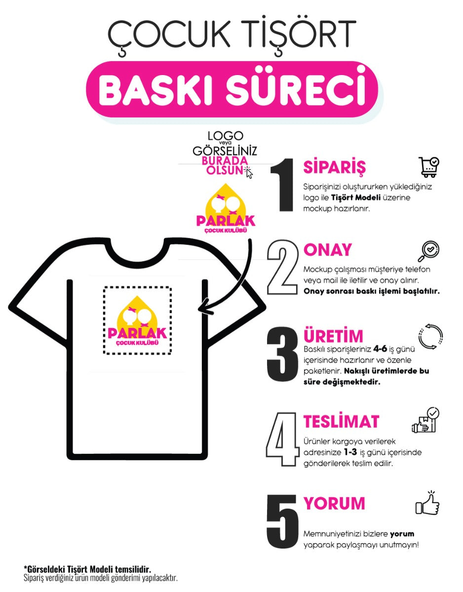 Karne Günü Baskılı Promosyon Çocuk Tişört (Özelleştirilebilir) - istecanta.com