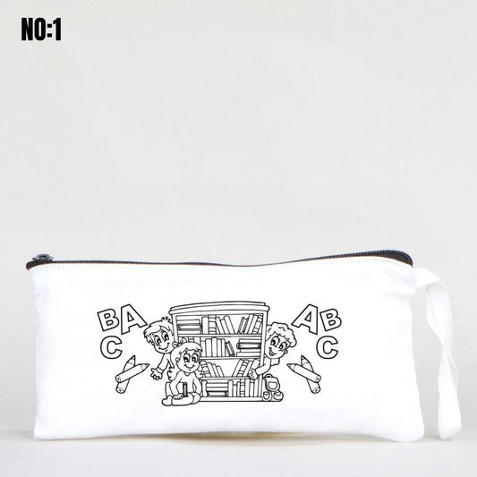 Boyanabilir Bez Kalemlik - Alfabe - istecanta.com