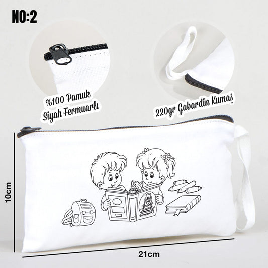 Boyanabilir Bez Kalemlik - Alfabe - istecanta.com