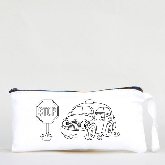 Boyanabilir Bez Kalemlik - Araba - istecanta.com