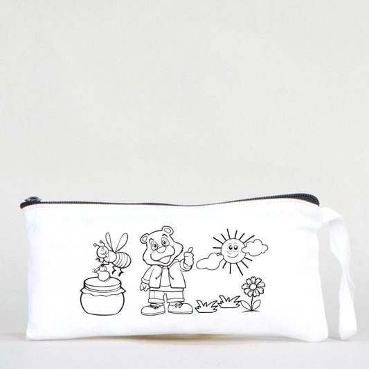 Boyanabilir Bez Kalemlik - Ayıcık - istecanta.com