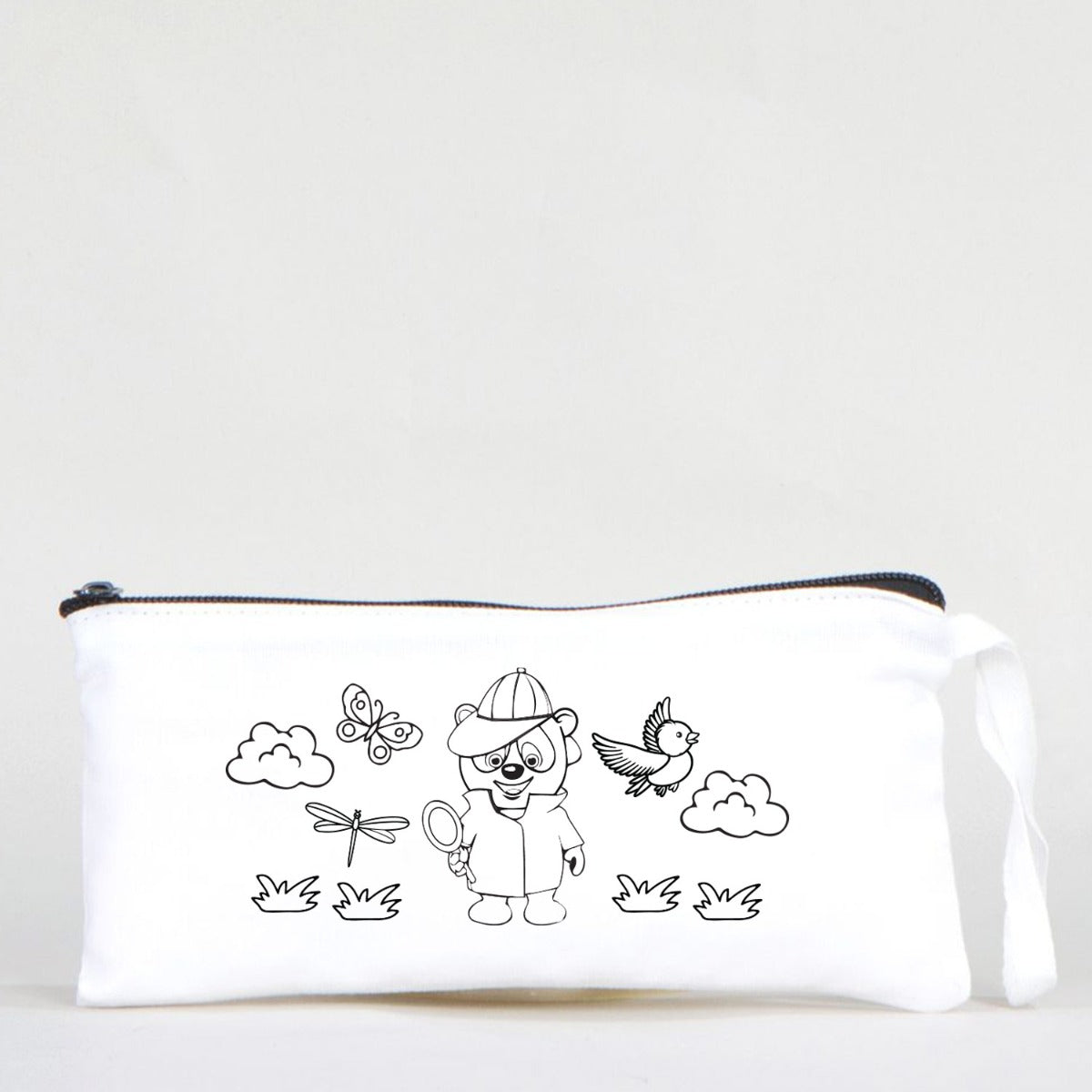 Boyanabilir Bez Kalemlik - Dedektif Ayıcık - istecanta.com