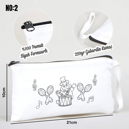 Boyanabilir Bez Kalemlik - Müzik Aletleri - istecanta.com