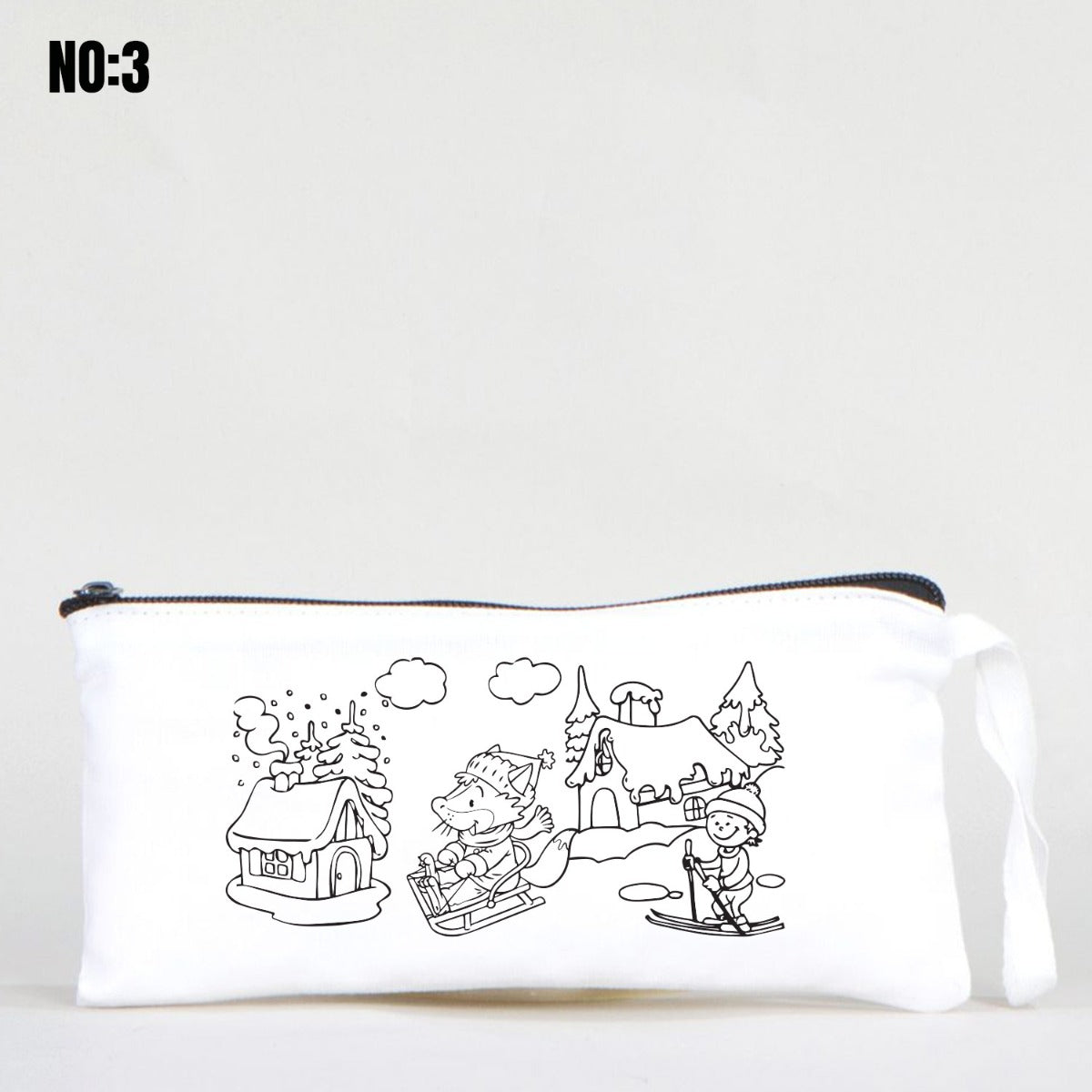 Boyanabilir Bez Kalemlik - Mevsimler - istecanta.com