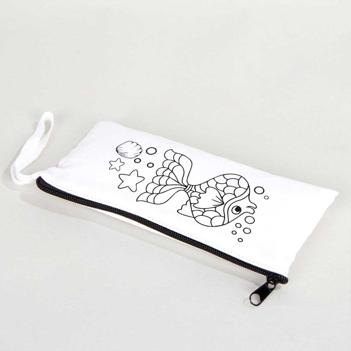 Boyanabilir Bez Kalemlik - Mutlu Balık - istecanta.com