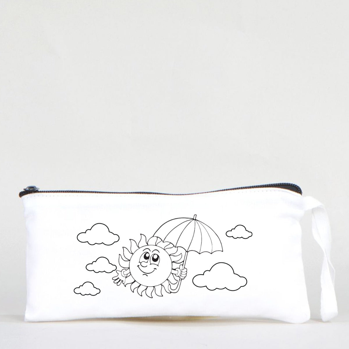 Boyanabilir Bez Kalemlik - Mutlu Güneş - istecanta.com