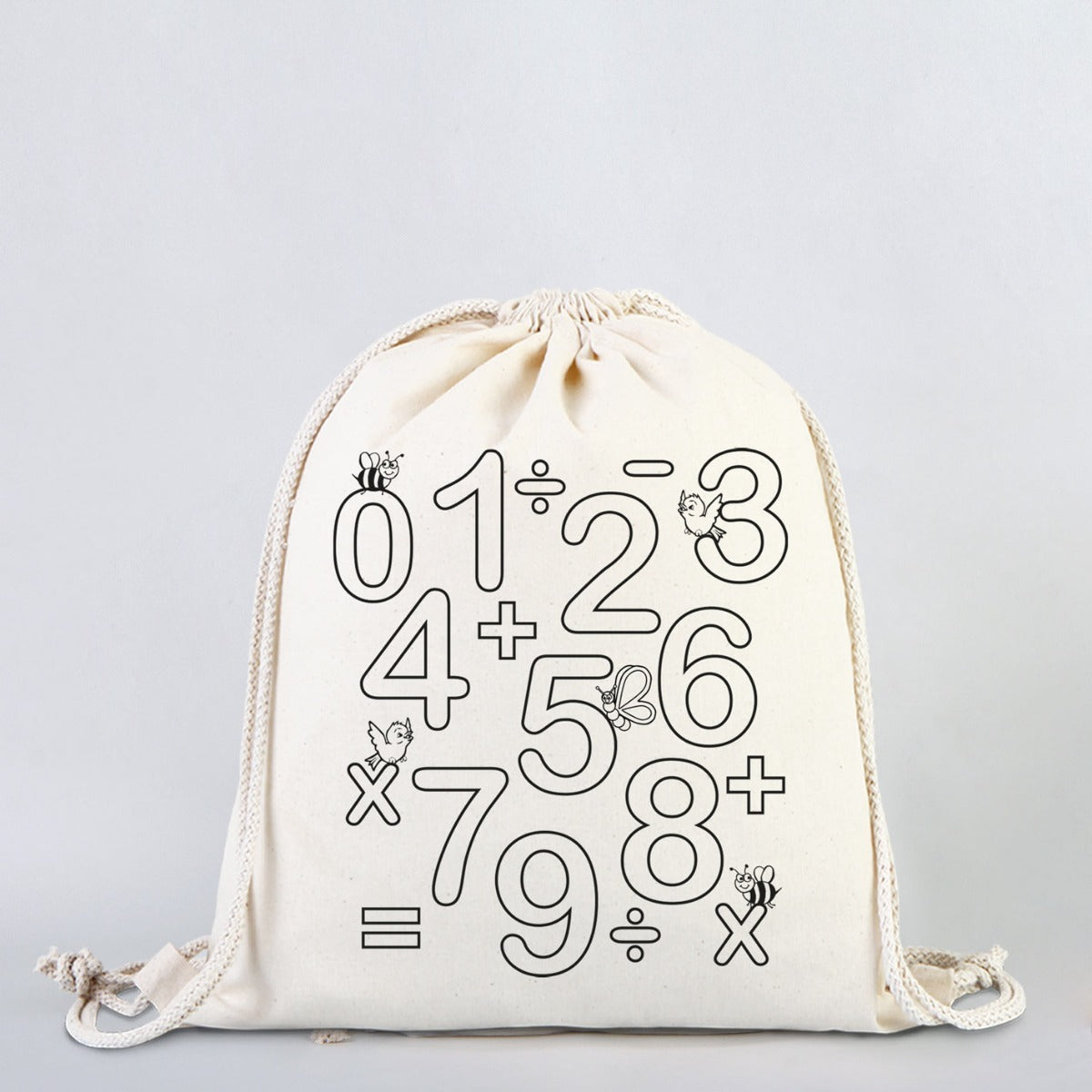 Egitici Boyanabilir Büzgülü Bez Çanta - istecanta.com