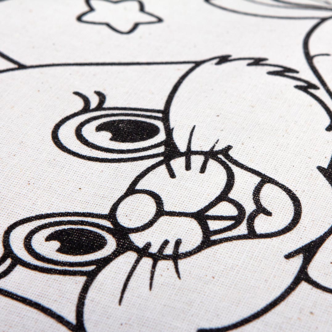 Bammerz Hambez Afacan Tavşan-Sevimli Dinozor Boyama Çanta 35x40cm - istecanta.com