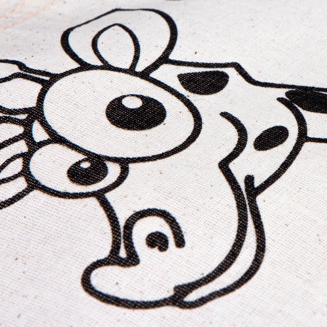 Bammerz Boyanabilir Büzgülü Bez Çanta Uğur Böceği - Zürafa - istecanta.com