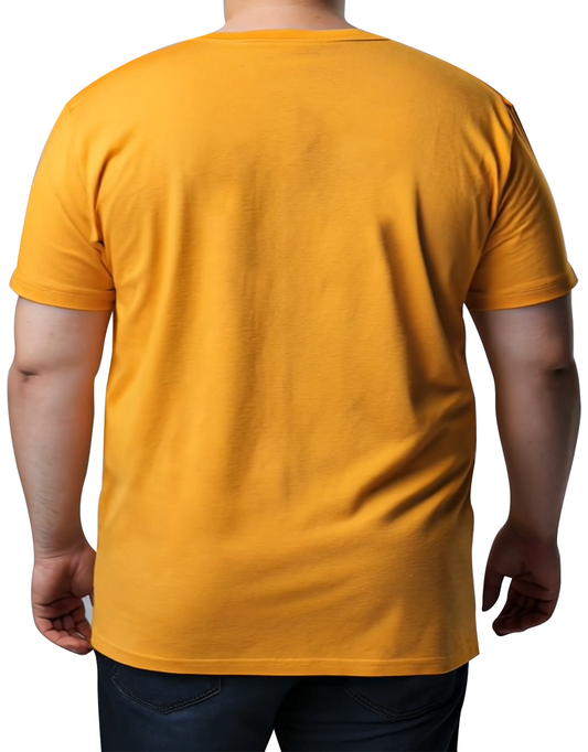 Toptan Büyük Boy Tişört - Sarı