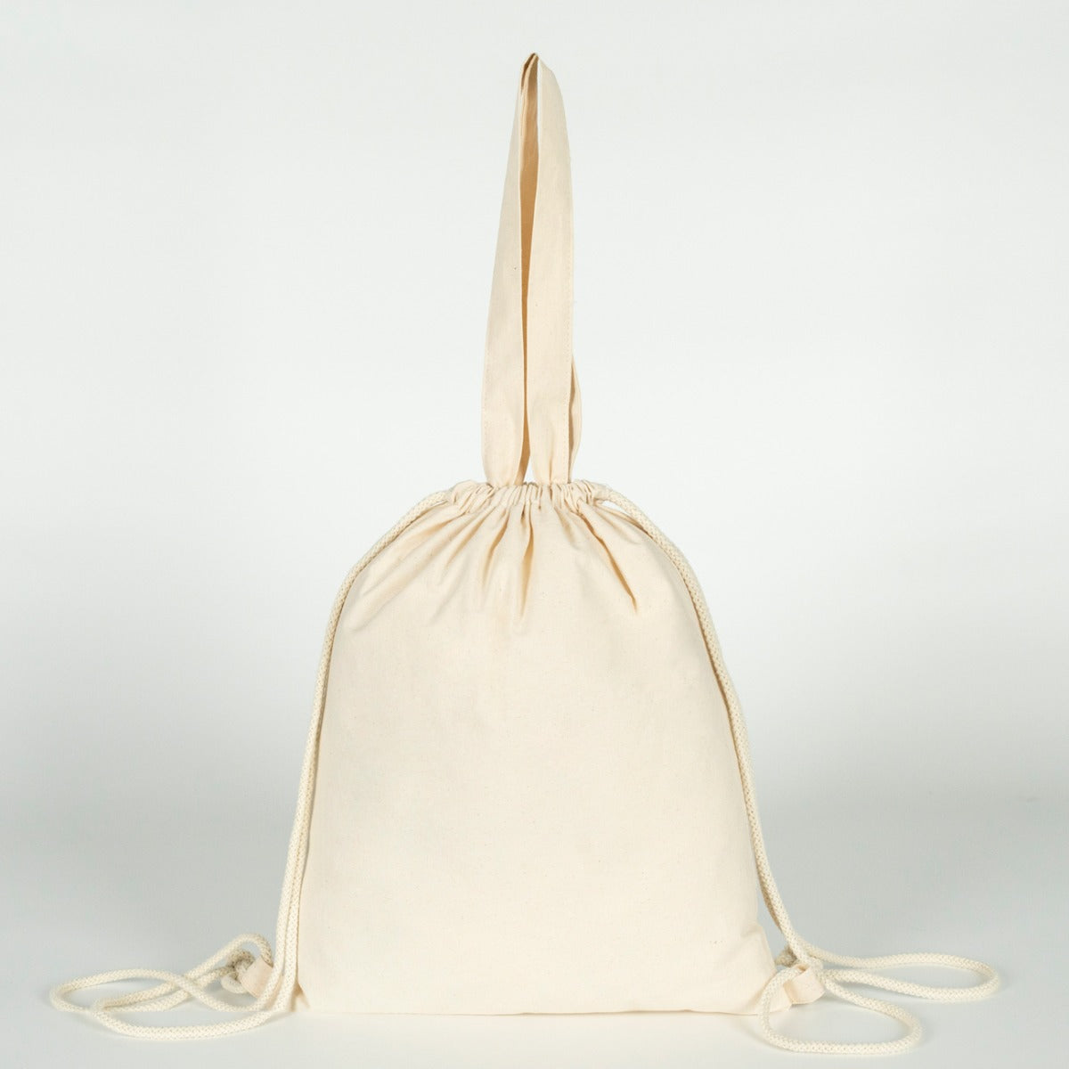 Çok Yönlü İp Büzgülü Bez Çanta, 35x40cm - Elde, Omuzda ve Sırtta - istecanta.com