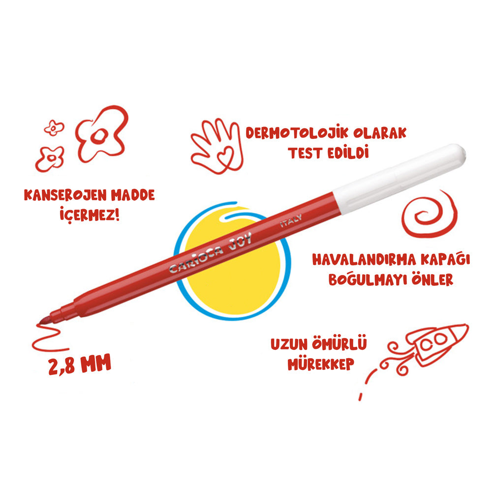 Anneler Günü Boyama Set 2 - 25 Adet Canım Annem Boyanabilir Çanta / 4 Adet 12'li Keçeli Kalem - istecanta.com