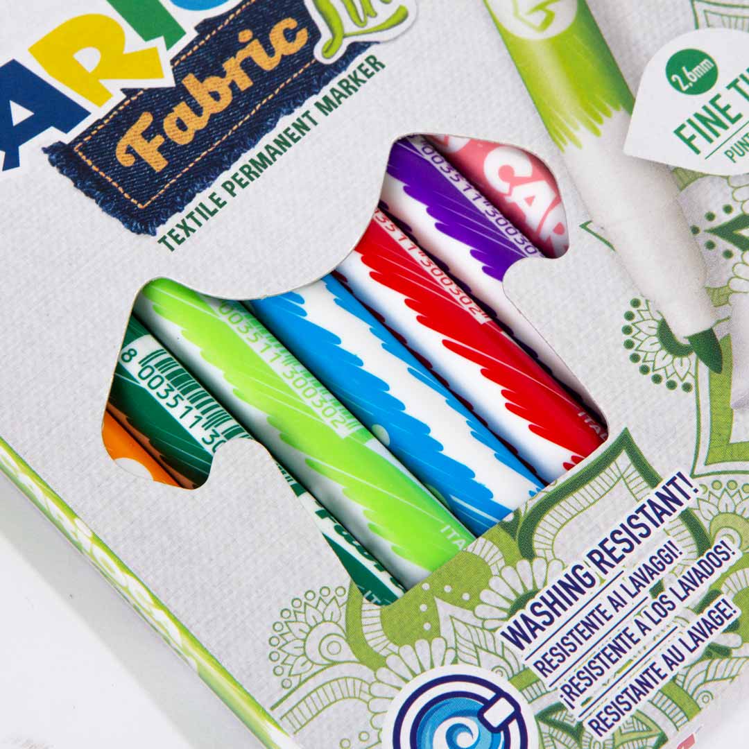 Carioca Keçeli Kumaş Boya Kalemi Fıne 10'Lu - istecanta.com