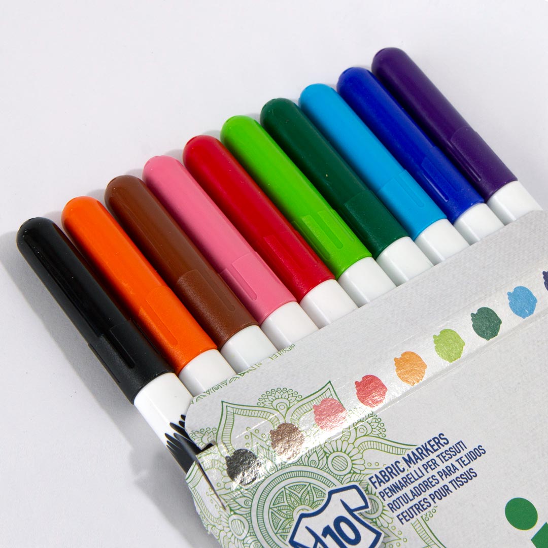 Carioca Keçeli Kumaş Boya Kalemi Fıne 10'Lu - istecanta.com