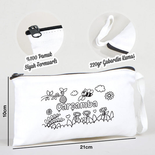 Boyanabilir Bez Kalemlik - Çarşamba - istecanta.com