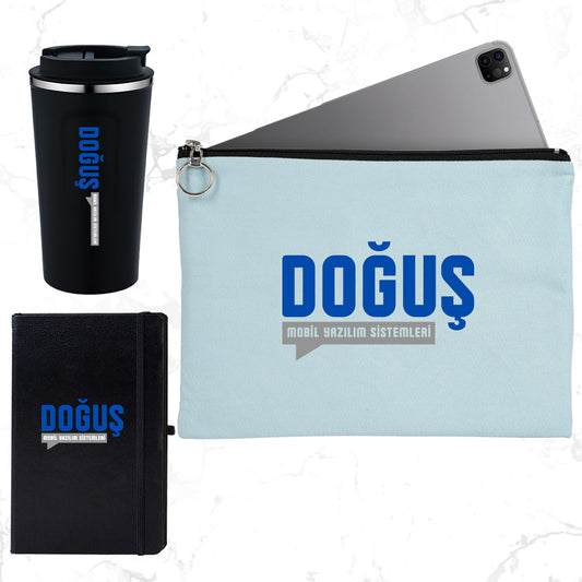 Ofis Hediye Seti - iPad Portföy Çantası / Termos / Defter - istecanta.com