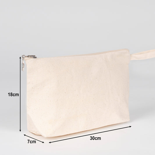 Kanvas Clutch - Körüklü 30x18x7 cm - istecanta.com