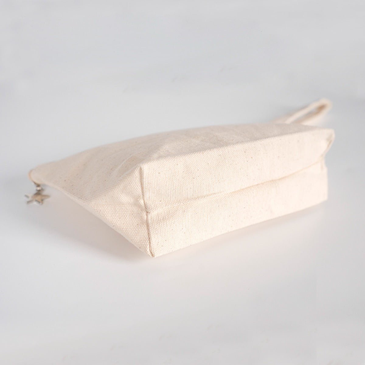 Kadınlar Günü Hediyesi - Logo Baskılı Kanvas Clutch - Körüklü 30x18x7 cm - istecanta.com