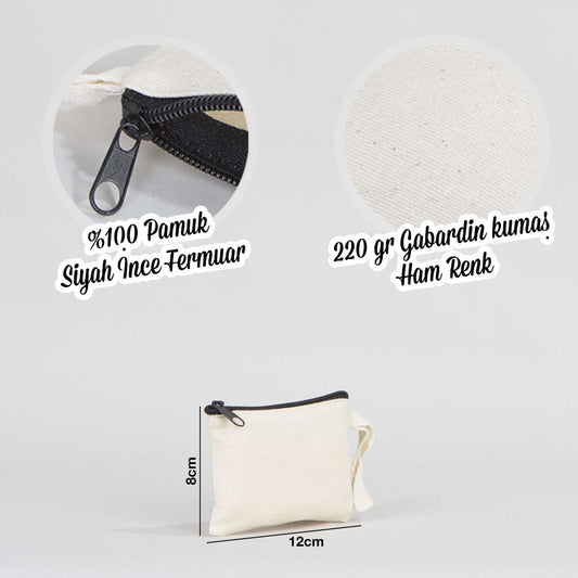 Clutch Gabardin Çanta 12x8 cm - istecanta.com