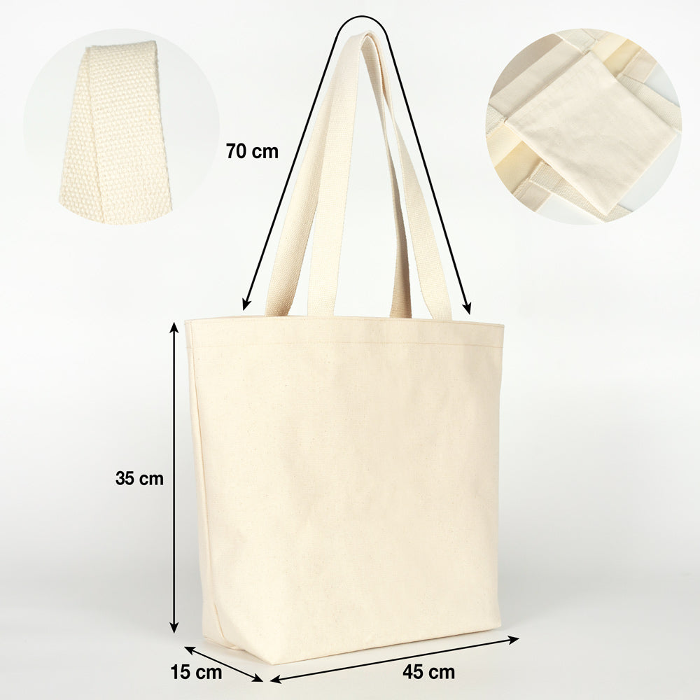 Laminated Kanvas Çanta -Cepli 45x35x15 cm (395 gr) - istecanta.com