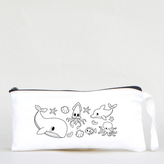 Boyanabilir Bez Kalemlik - Okyanus Serüveni - istecanta.com