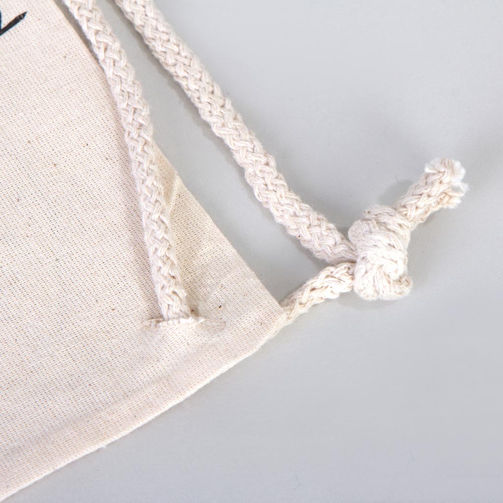 Bammerz İp Büzgülü Bez Sırt Çantası 35X40 cm Balık - Kayık - istecanta.com