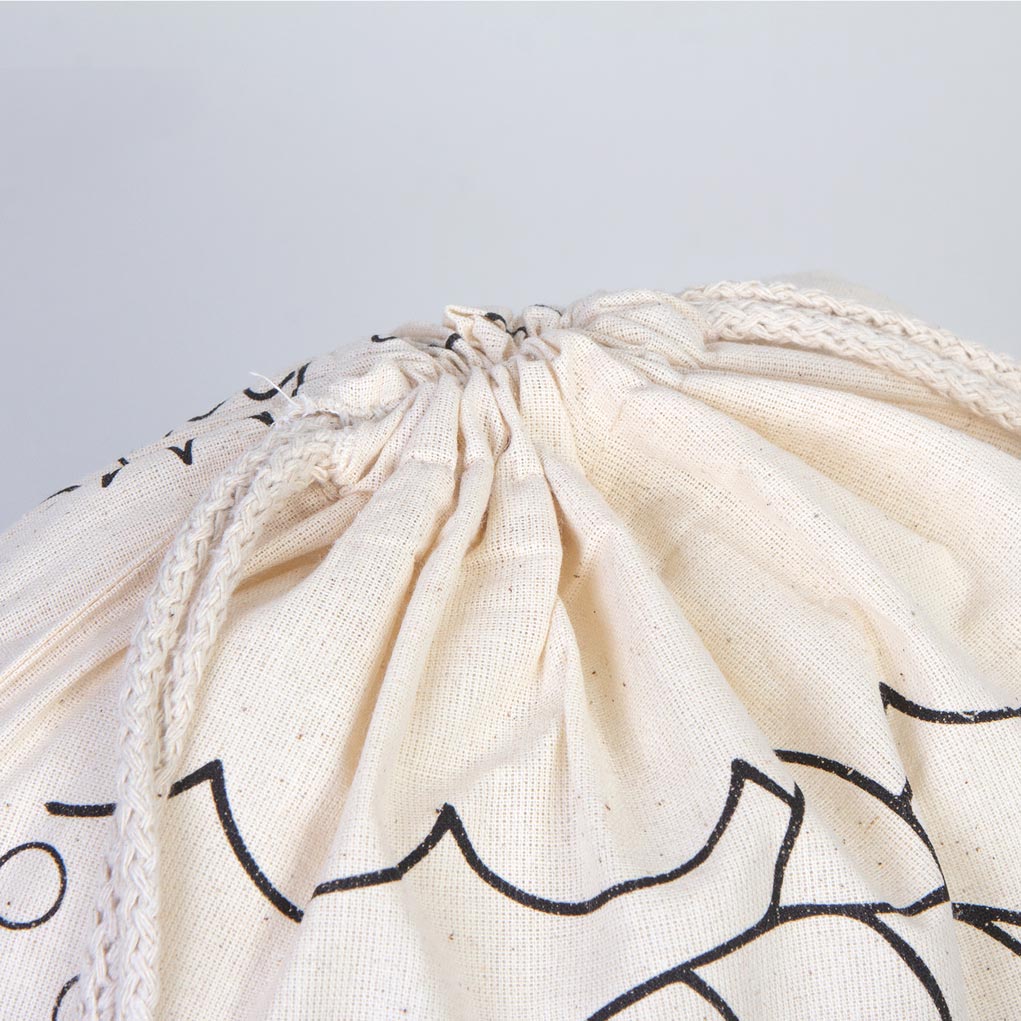 Bammerz İp Büzgülü Bez Sırt Çantası 35X40 cm Balık - Kayık - istecanta.com