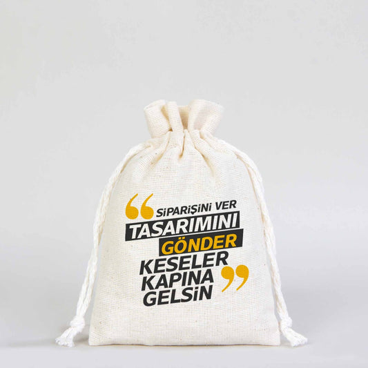 Gül Kese 10x14,5 cm (Özelleştirilebilir) - istecanta.com