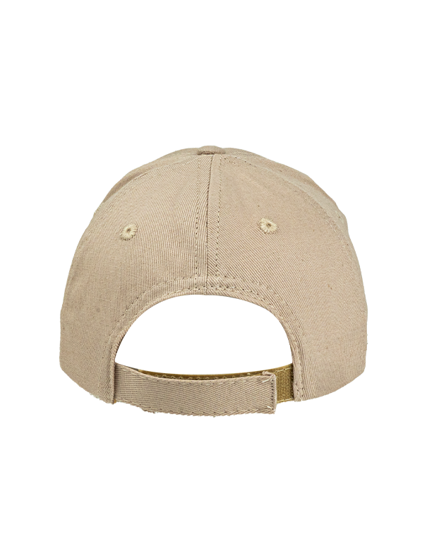 1. Kalite Gabardin Pamuklu Şapka - Krem