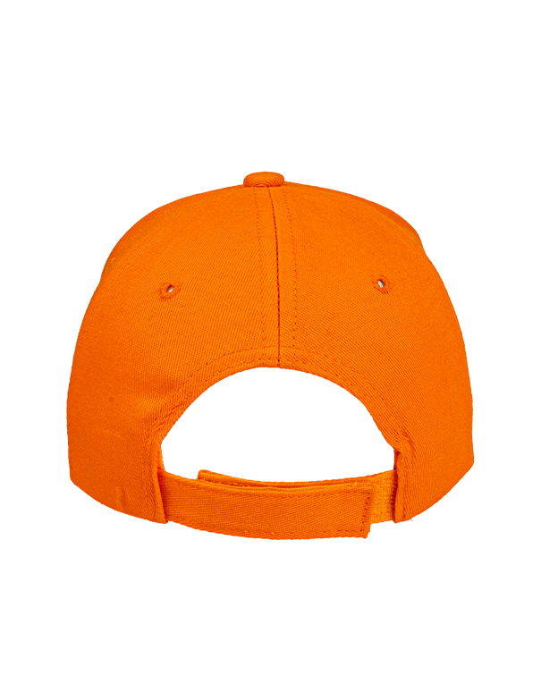 1. Kalite Gabardin Pamuklu Şapka - Turuncu (Özelleştirilebilir)