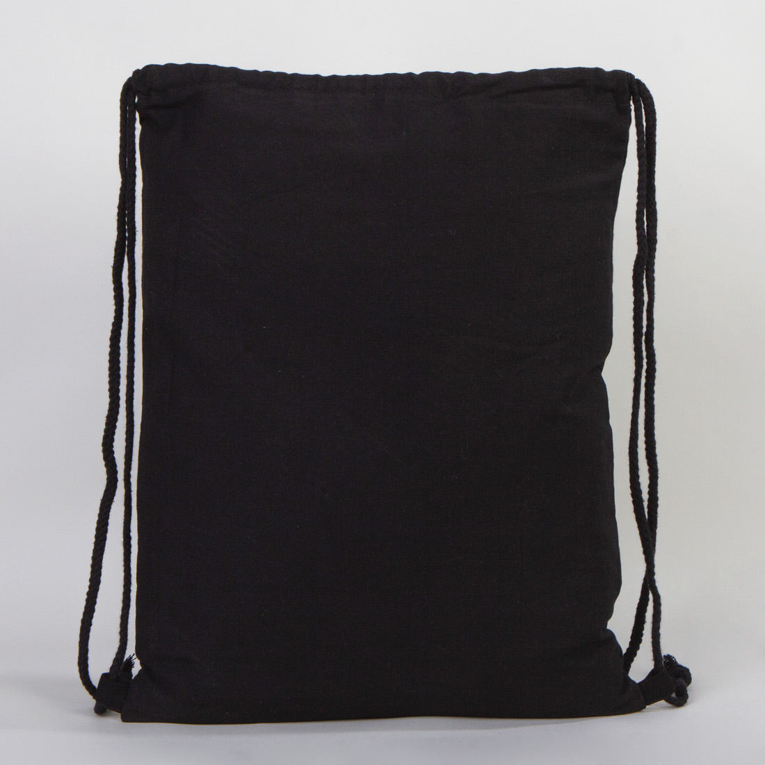 Gabardin Siyah Bez Sırt Çantası 40x50 cm (Büyük Boy) - istecanta.com