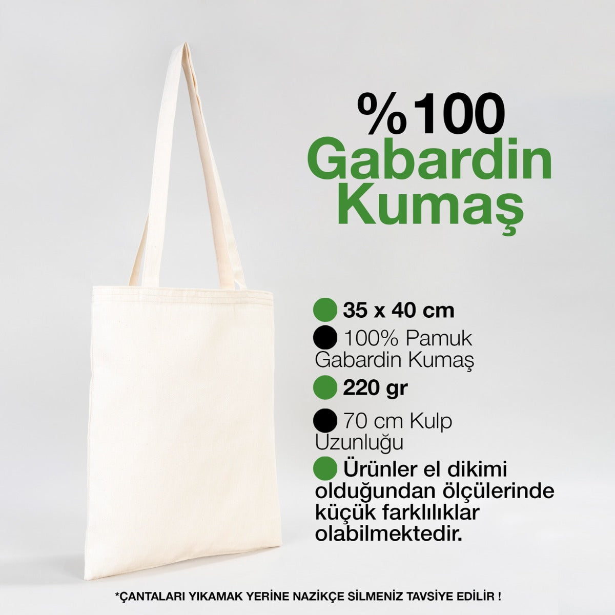 Gabardin Bez Çanta 35x40 cm - istecanta.com