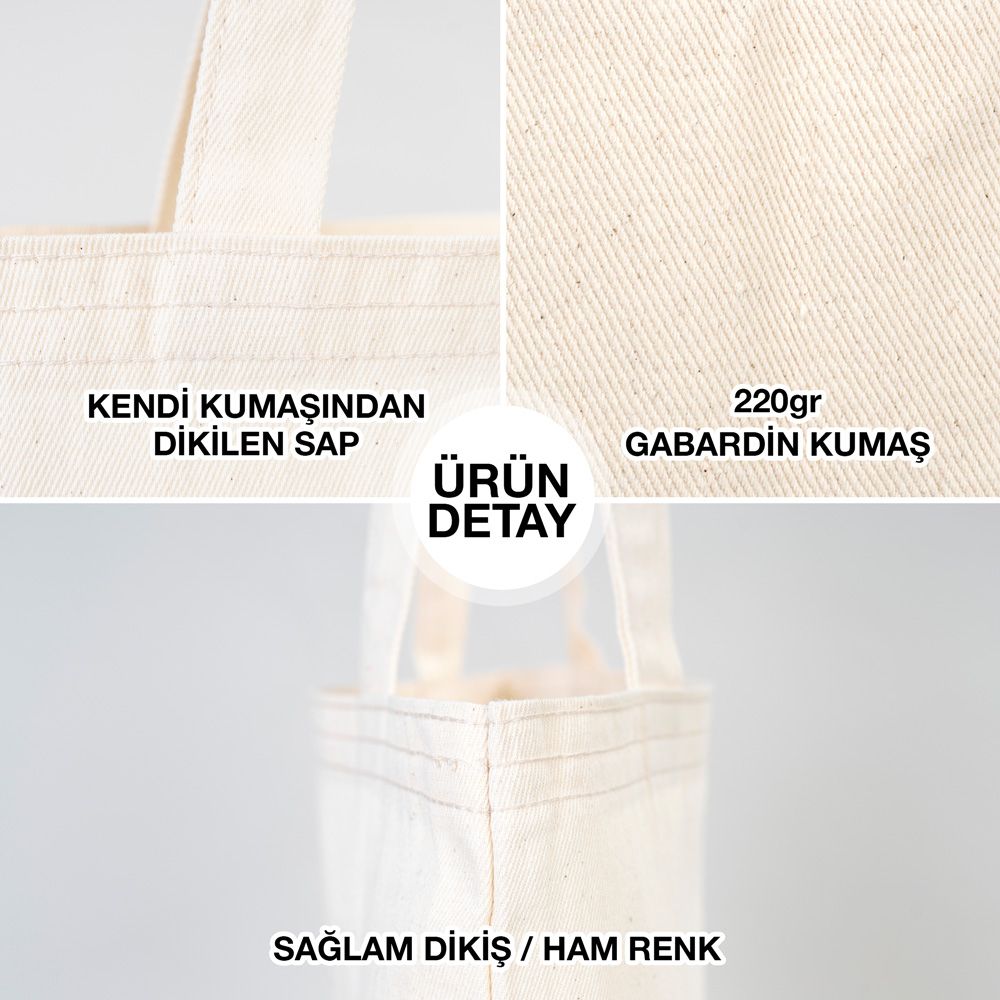 Gabardin Bez Çanta 35x40 cm (Özelleştirilebilir) - istecanta.com